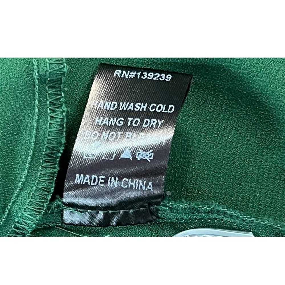 Tuckernuck Royal Pine Callahan Dress Green Flounce Hem Shirt Mini XS NWOT - Picture 7 of 7